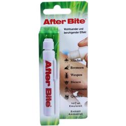 Das Bild zeigt eine "After Bite" Packung zur Linderung von Insektenstichen.